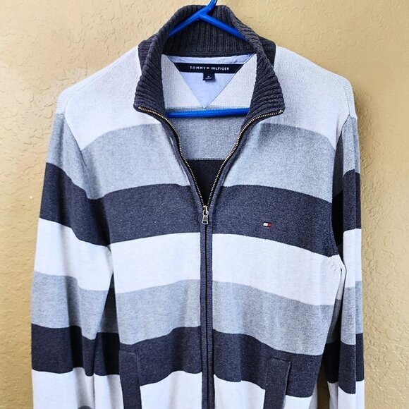 Tommy Hilfiger Other - Tommy Hilfiger Men's Full Zip Cotton Sweater